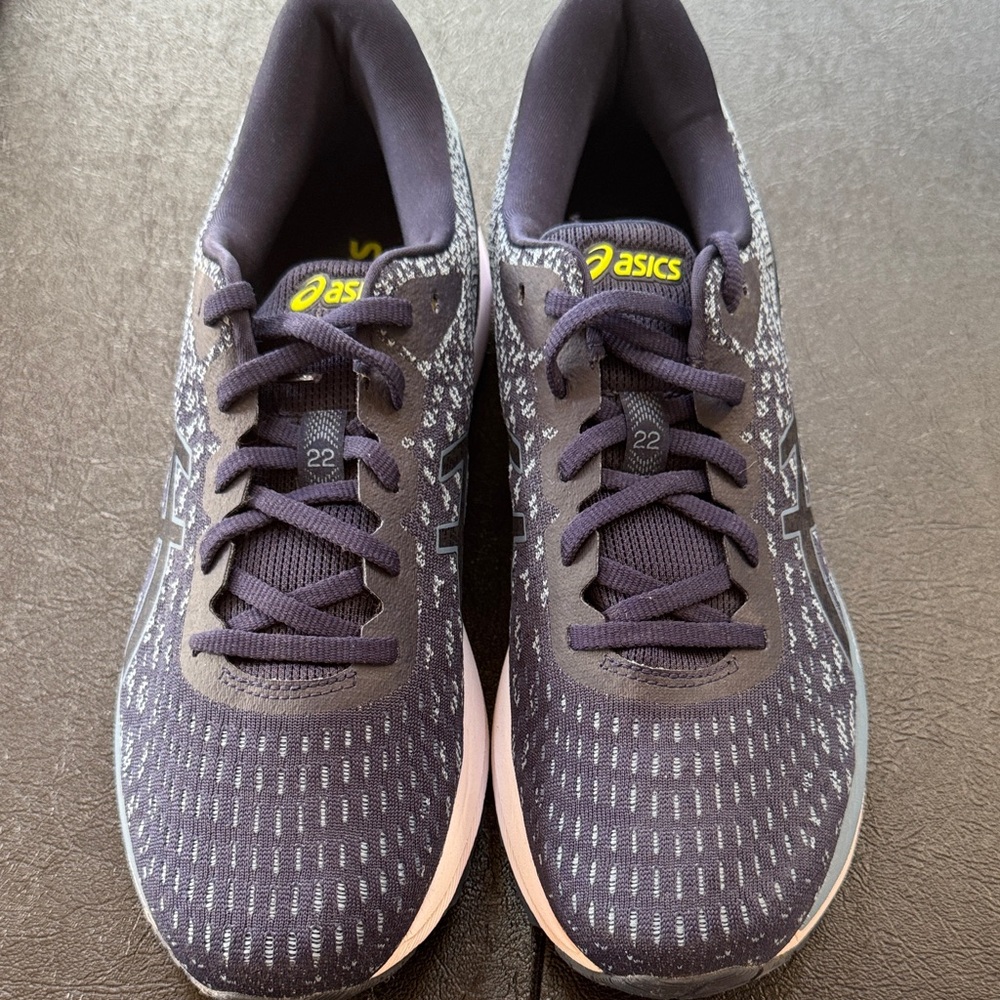 ASICS Women's Athletic Shoes - Dark Blue and White